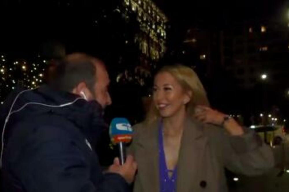 IZVEŠTAVAO SA TERENA, A ONDA JE NATAŠA ULETELA U KADAR: Sve pokazala pred kamerama, gledaoci IMALI ŠTA DA VIDE