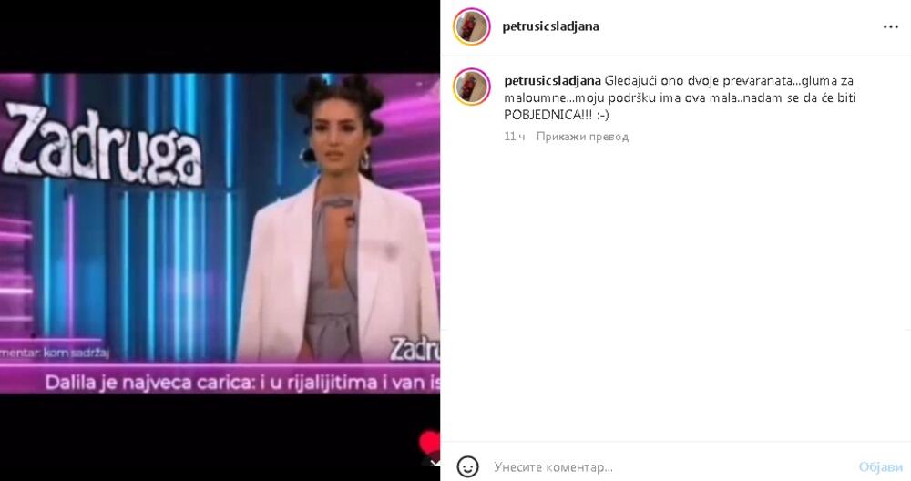 Javno je rekla šta misli