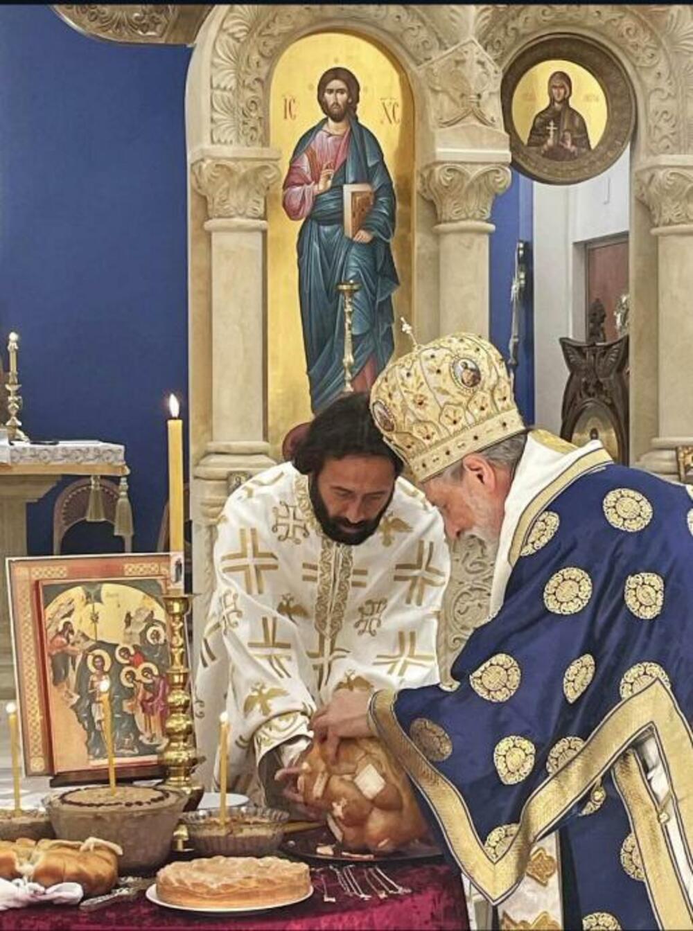 Saša Đurđević na bogosluženju