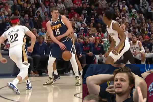 DVA JOKIĆEVA POTEZA KOJA SU RASPAMETILA NAVIJAČE DENVERA: Šta je bolje - finta ili dodavanje? (VIDEO)