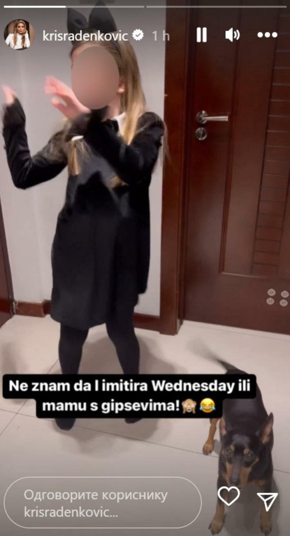 Ćerka voditeljke Slagalice imitira majku