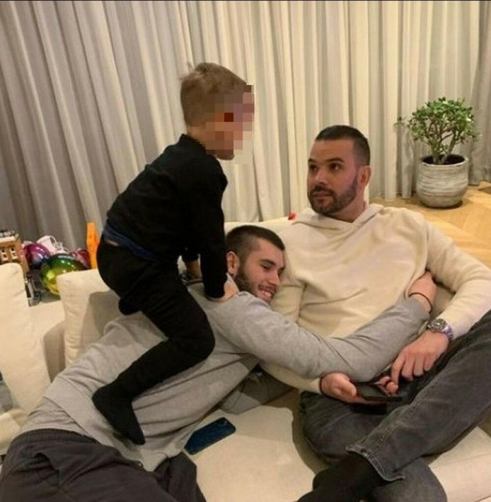Filip Živojinović sa bratom i sinom 