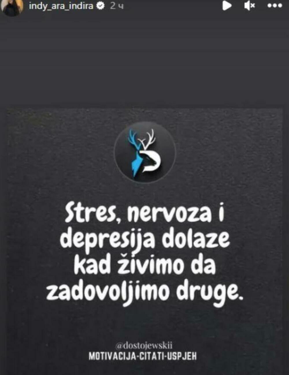 Objava Indi Aradinović