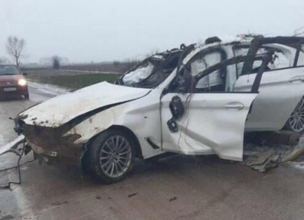 Auto u kom je stradala Jovana