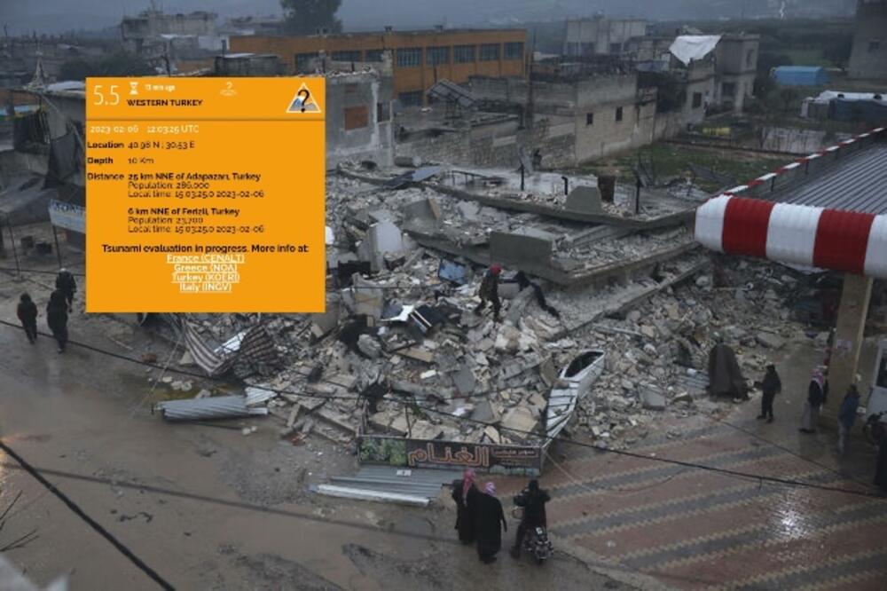 ZEMLJOTRES JAČINE 5,5 STEPENI POGODIO TURSKU! Ponovo se trese tlo! (FOTO)