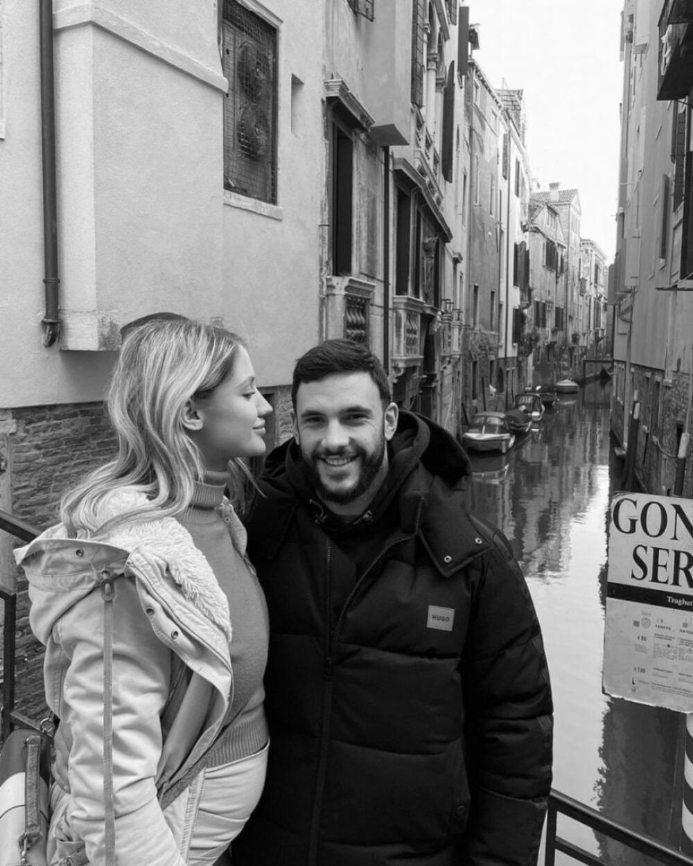 Stevan Stevanović sa partnerkom Milicom Drmonjić