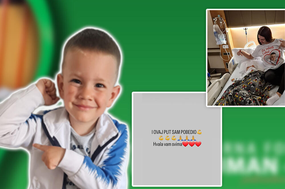 "I OVAJ PUT SAM POBEDIO": Luka (4) je dobio NOVU ŠANSU zahvaljujući dobrim ljudima, ali BORBA ZA ŽIVOT NE PRESTAJE!