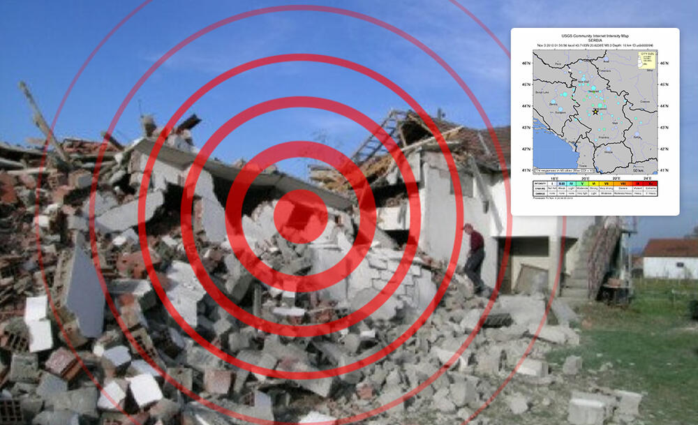 Zemljotres u Kraljevu, Kraljevo, Zemljotres