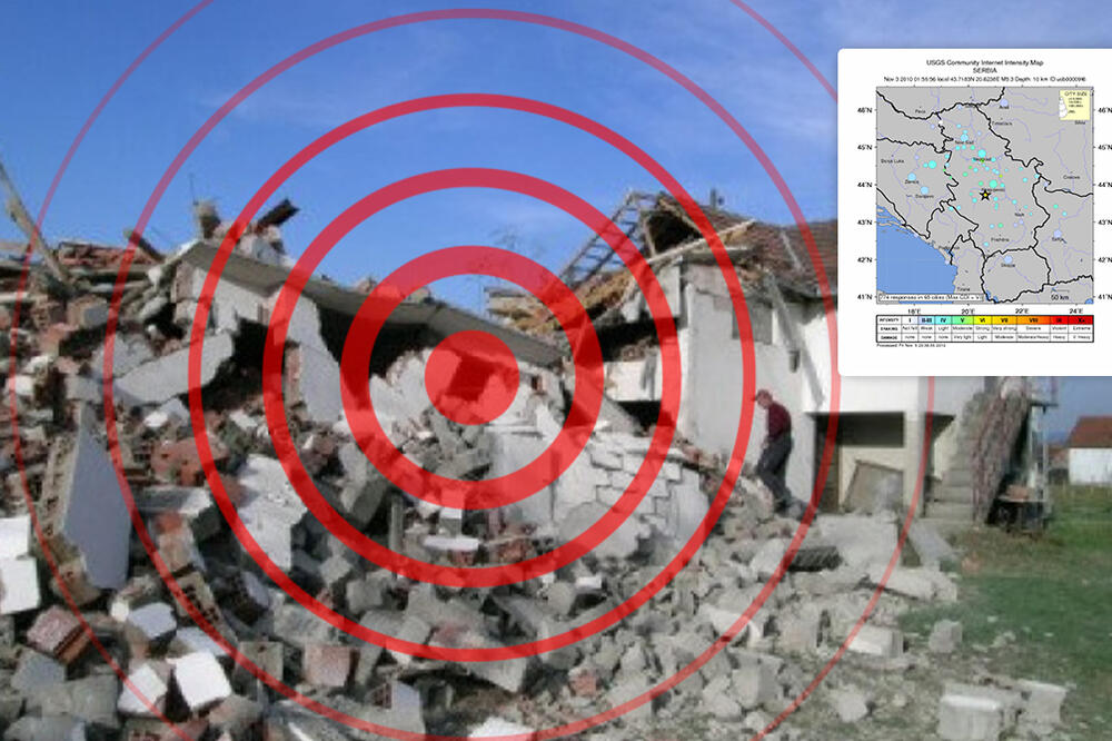 PONOVO SE TRESE TLO U SRBIJI: Još jedan zemljotres pogodio Kraljevo!
