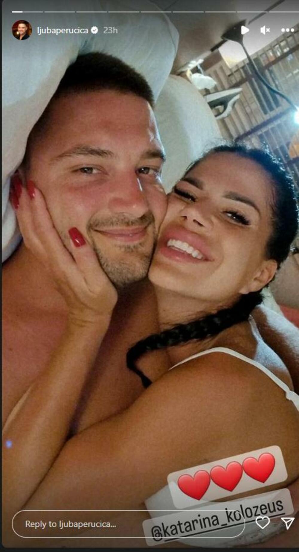 Ljuba Perućica sa suprugom