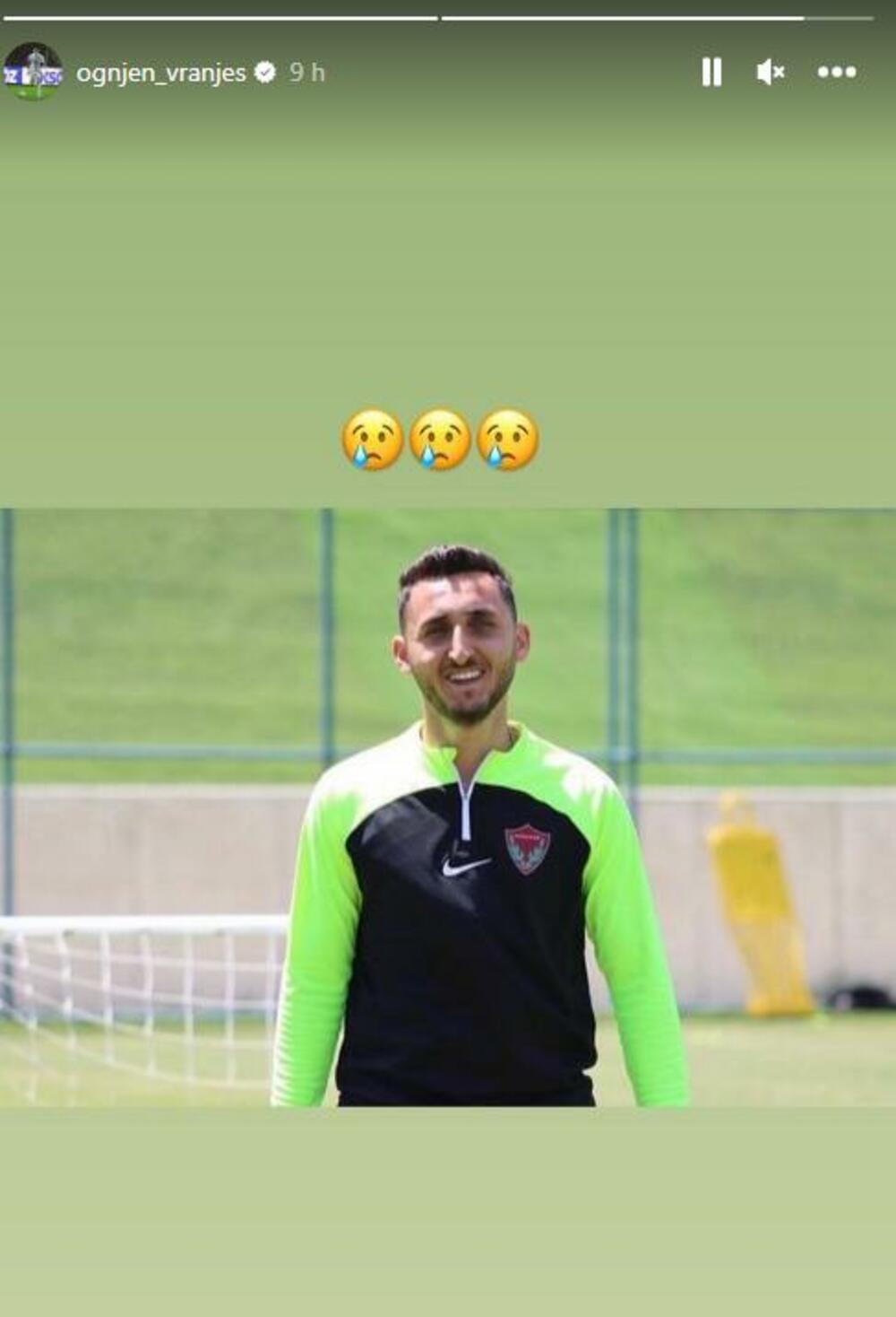 Objava Ognjena Vranješa