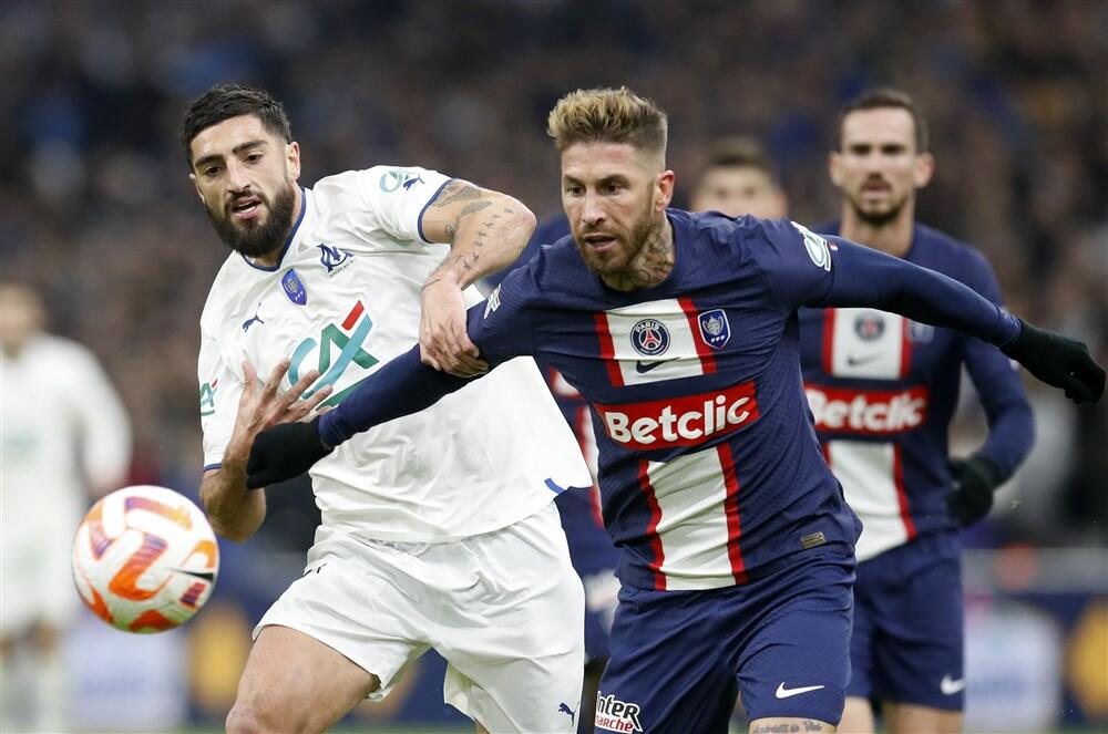 Detalj sa utakmice Olimpika iz Marselja i Pari Sen Žermena