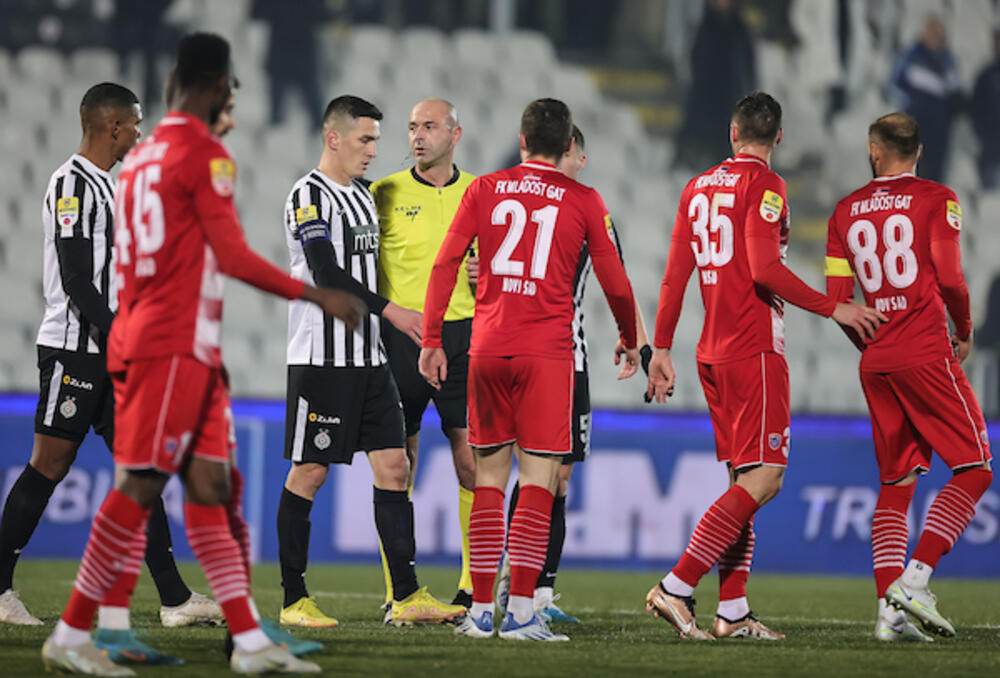 Detalj sa utakmice Partizana i Mladosti GAT