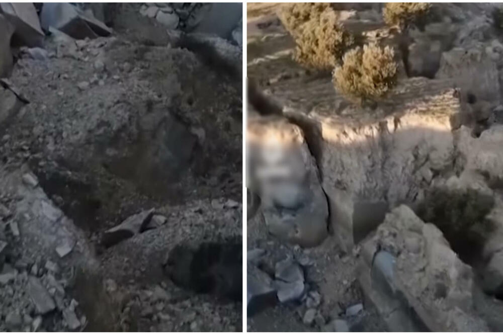 ZASTRAŠUJUĆI SNIMAK IZ TURSKE: Dronom snimili KANJON koji je nastao posle razornog ZEMLJOTRESA (VIDEO)