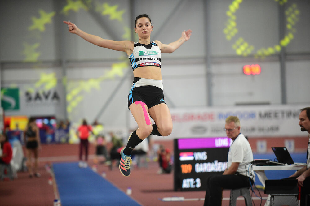 Dvoranski miting u Beogradu, Atletika, Milica Gardašević