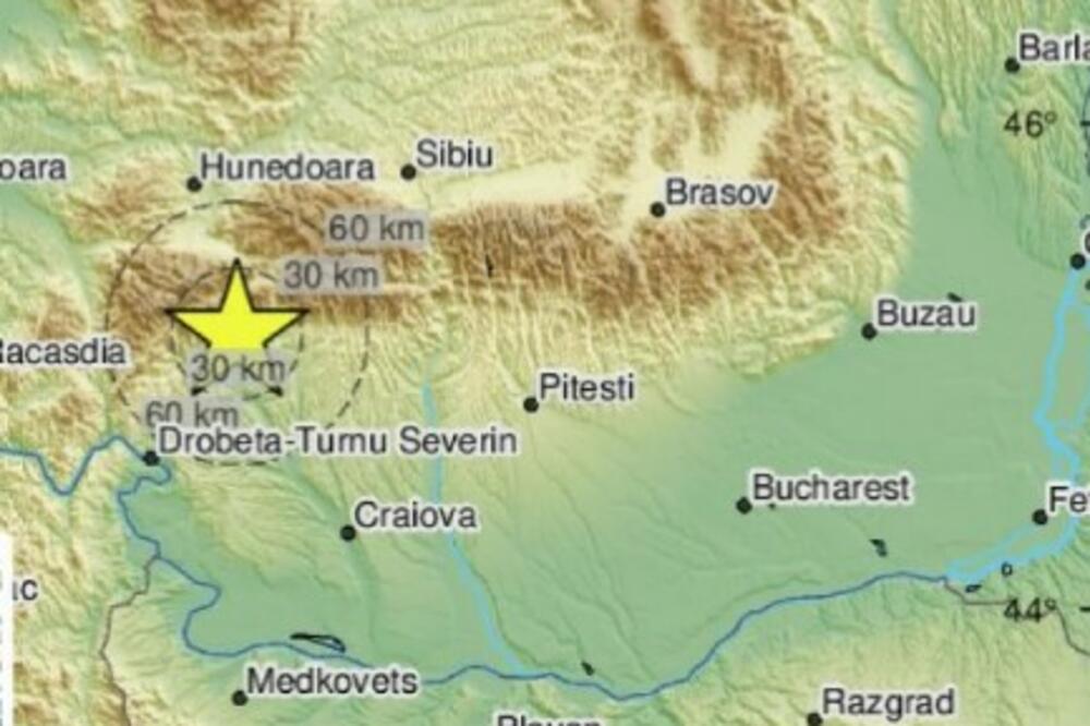 REGISTROVAN JOŠ JEDAN ZEMLJOTRES U RUMUNIJI: Tlo ne prestaje da miruje