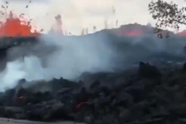 NASTAVLJA SE HOROR NA HAVAJIMA: Zbog zemljotresa LAVA izbija na SVE STRANE (VIDEO)