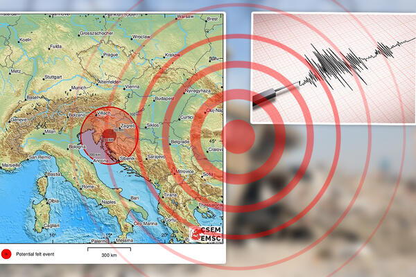 JAK ZEMLJOTRES POGODIO HRVATSKU: Jačina zemljotresa 5,3, posledice mogu biti jako štetne