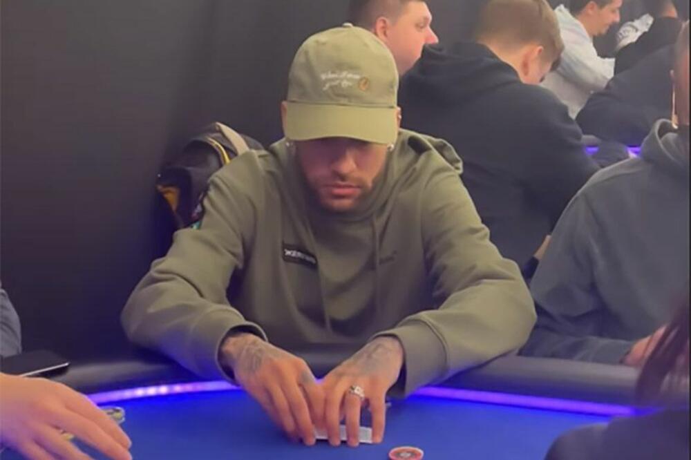NEJMAR PORAZ OD BAJERNA LEČIO NA POKERU! Brazilac igrao do kasno u noć na turniru od 10.000 evra (FOTO)