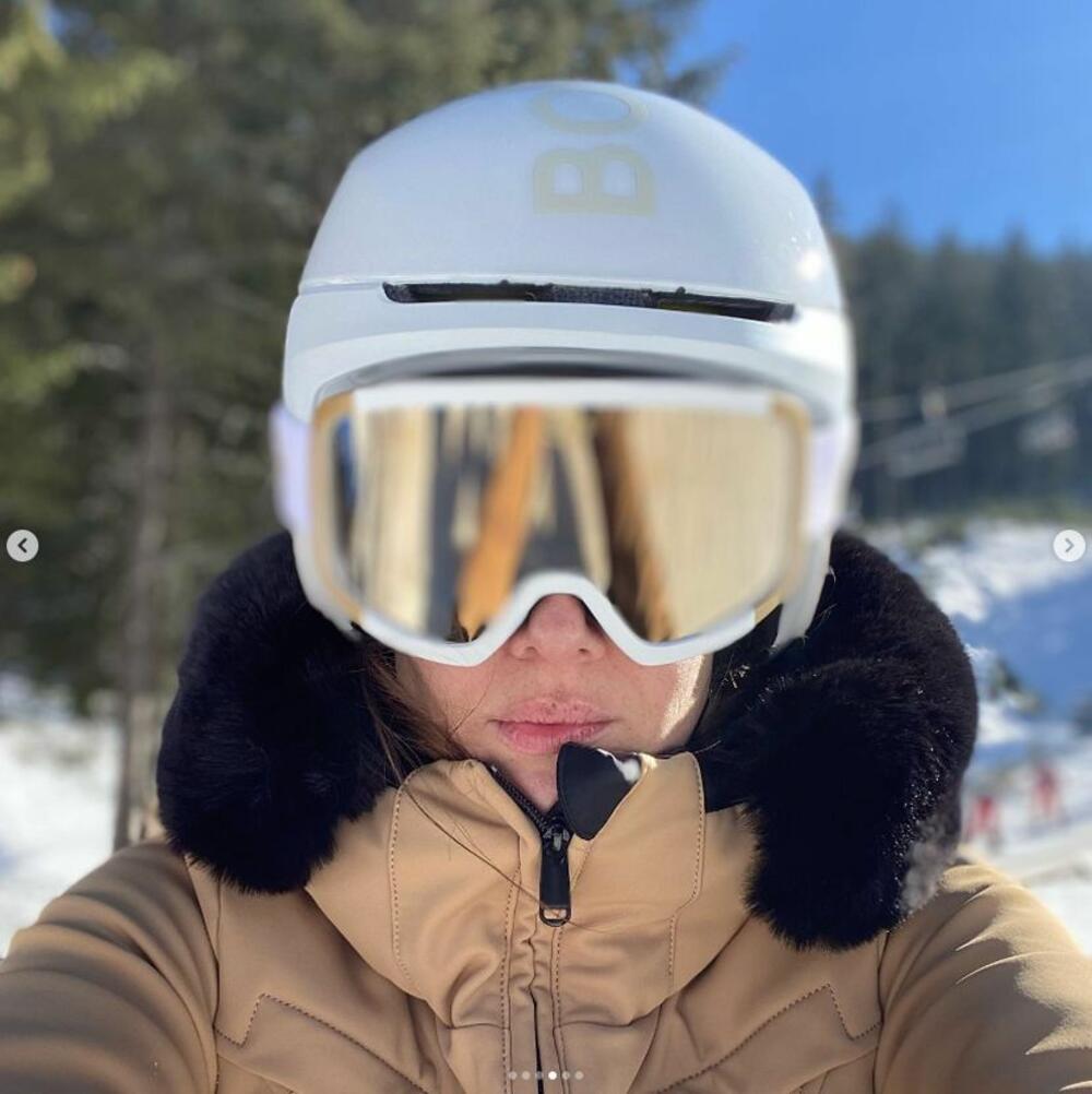 Počastila je sebe zimskim odmorom