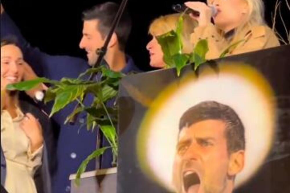 VALJDA NEMA GLUTENA: Pogledajte šta se sve našlo na torti za Novaka Đokovića, potkrala se 1 greška (FOTO)