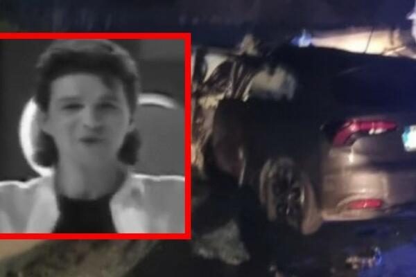 EVO KAKO IZGLEDA AUTO U KOM JE POGINUO MLADEN VIDOVIĆ: Jezive FOTKE sa lica mesta