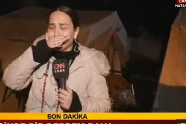 JEZIVE SCENE NAKON NOVIH ZEMLJOTRESA U TURSKOJ: Novinarka ZAPLAKALA u programu UŽIVO kada je videla šta je OKO NJE