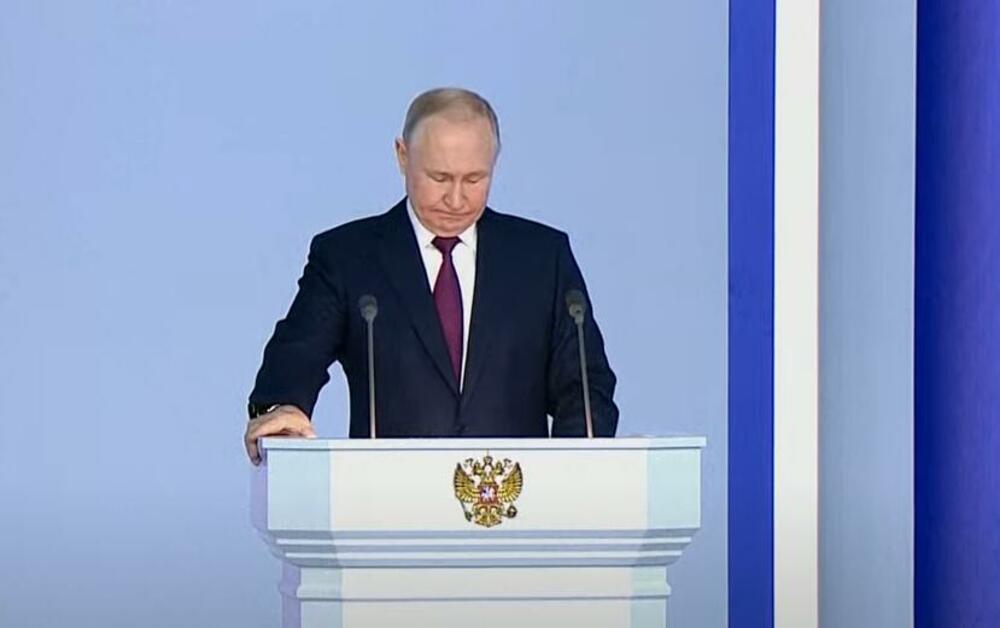 Vladimir Putin tokom govora u Moskvi