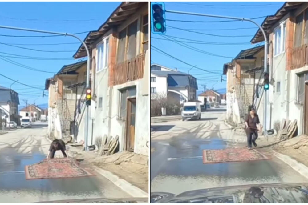 BEZ BLAMA I STIDA: Kad vidite šta ova žena radi NASRED RASKRSNICE u Surdulici, NEĆE VAM BITI DOBRO! (FOTO)