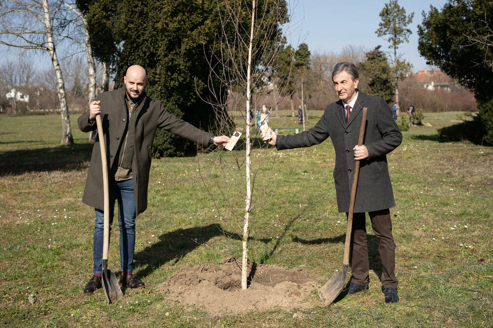 NASTAVLJA SE AKCIJA VELIKE SADNJE: DDOR poklonio Sremskoj Mitrovici sadnice projektom “Za šumu u tvom kraju”