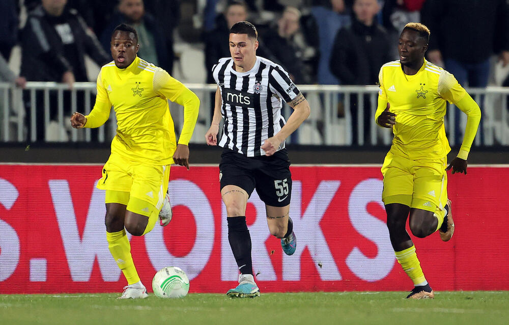 Danilo Pantić na utakmici Partizana i Šerifa