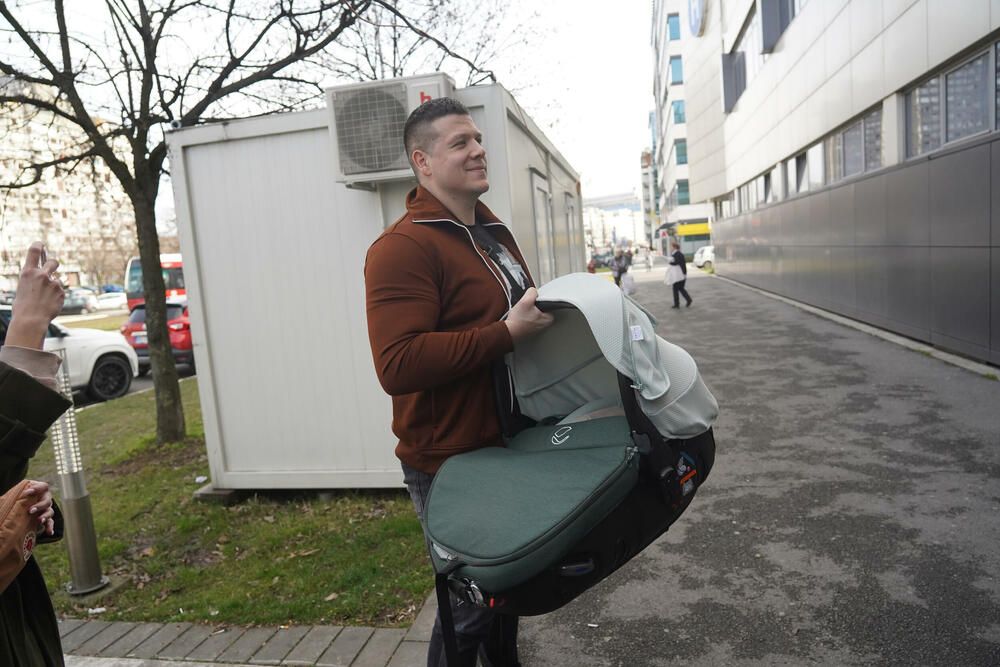 Sloba Radanović sa sinom