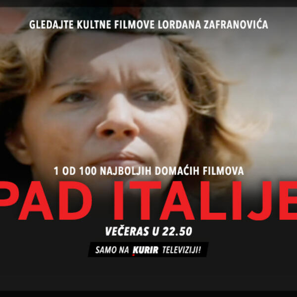VEČE LORDANA ZAFRANOVIĆA NA KURIR TELEVIZIJI: Pogledajte kultne filmove domaće kinematografije u 22.50 časova
