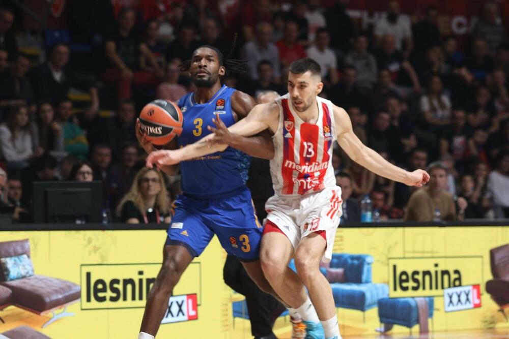 Detalj sa utakmice Crvene zvezde i berlinske Albe