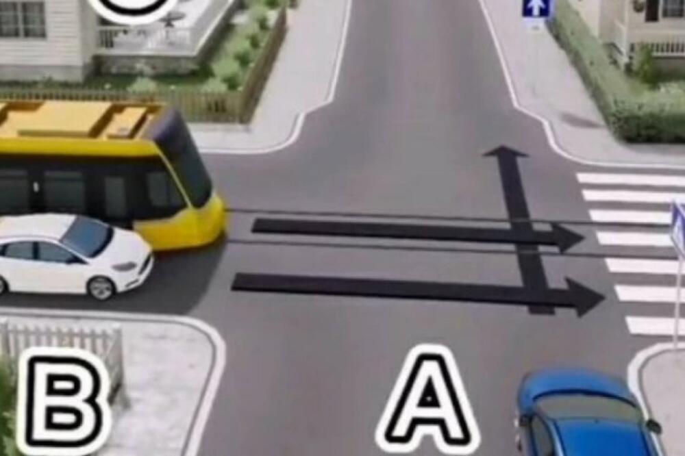 OVAJ TEST SA RASKRSNICOM MOGU DA REŠE SAMO NAJISKUSNIJI VOZAČI: Dobro pogledajte, nije lako (FOTO)