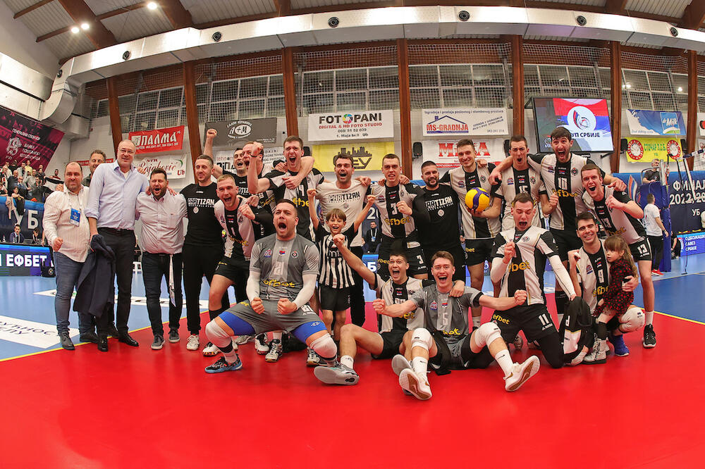 PARTIZAN ODBRANIO TROFEJ! Crno-beli posle pet setova pobedili Vojvodinu (FOTO)