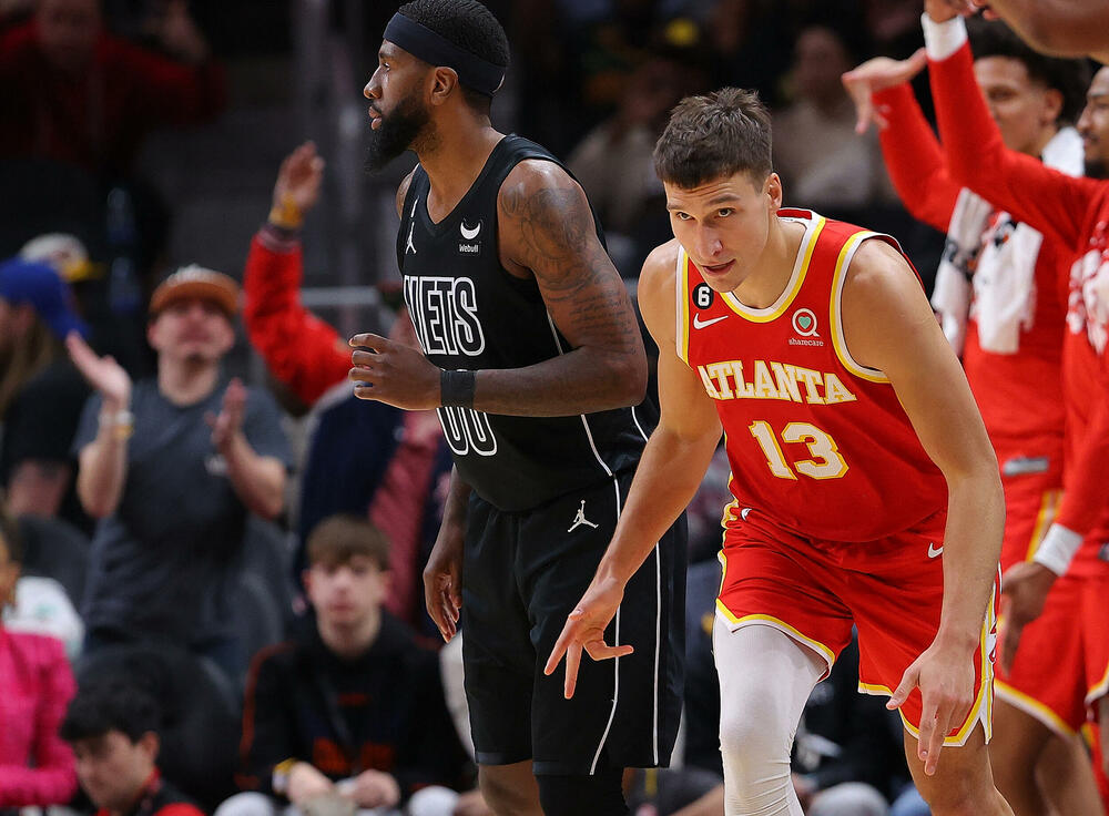 Detalj sa utakmice Atlante i Bruklina