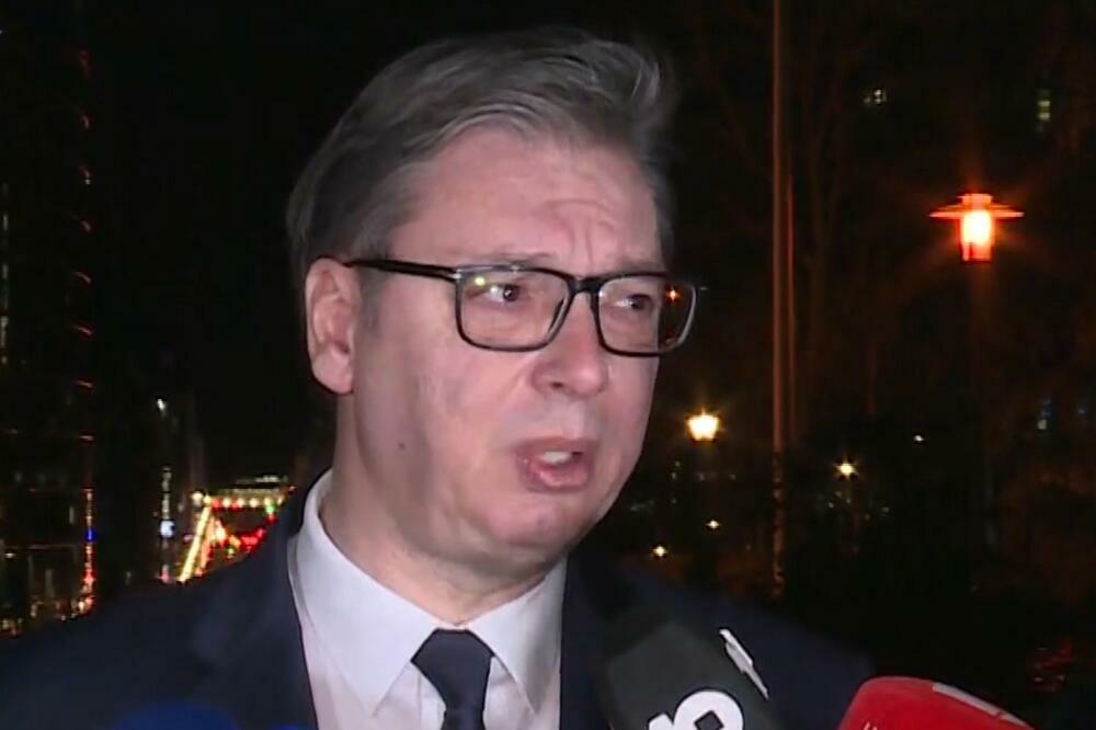 PREDSEDNIK VUČIĆ SE OBRATIO IZ BRISELA: "Gospodin Kurti je došao s namerom da se nešto potpisuje"