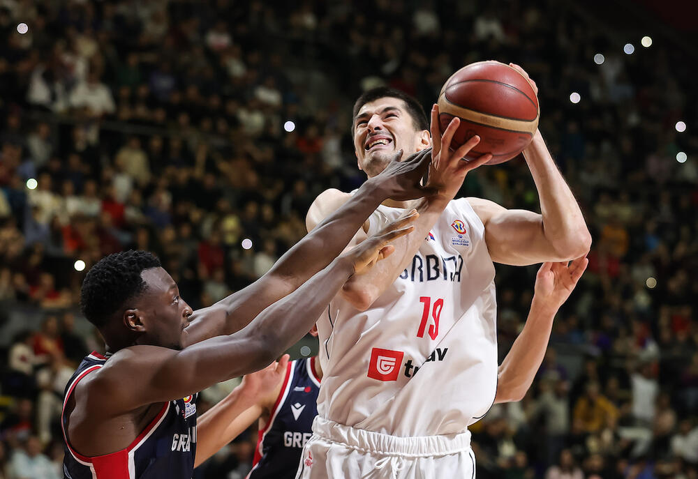 Detalj sa utakmice Srbije i Velike Britanije