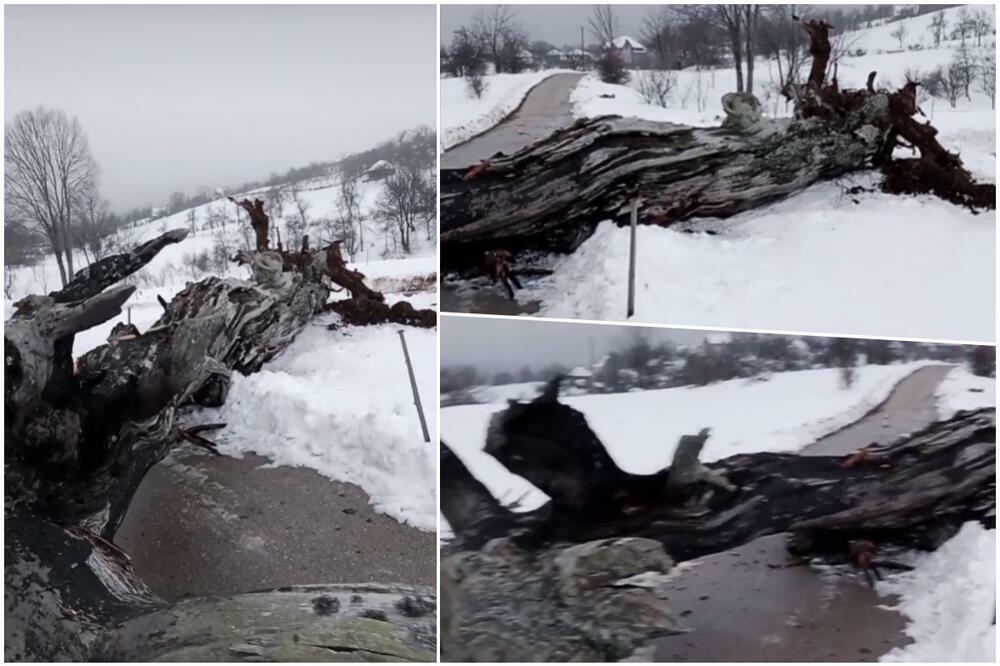 OLUJA OBORILA SRPSKU SVETINJU STARU 300 GODINA: Meštani u suzama, pogledajte šta su ZATEKLI (FOTO)