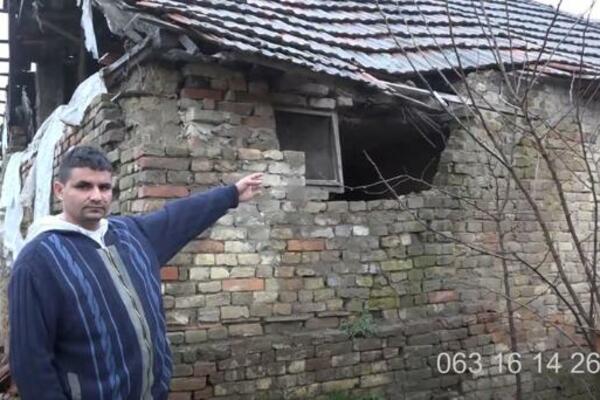 SEDMOČLANOJ PORODICI ČEŠLJAROV SE URUŠAVA KUĆA: Svaku noć dežuraju DA DECI KROV NE PADNE NA GLAVU! (VIDEO)