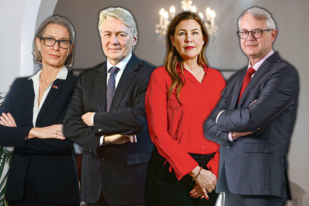 4 AMBASADORA: Diplomate Švedske, Finske, Norveške i Danske o Kosovu, evropskoj perspektivi Srbije, Ukrajini! VIDEO