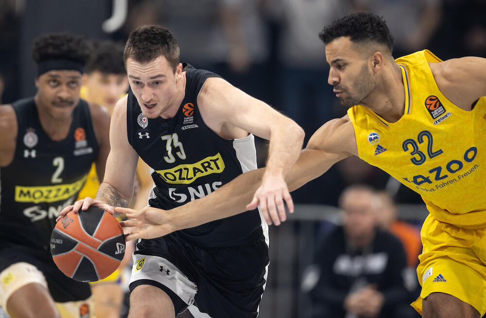 Detalj sa utakmice Partizana i berlinske Albe