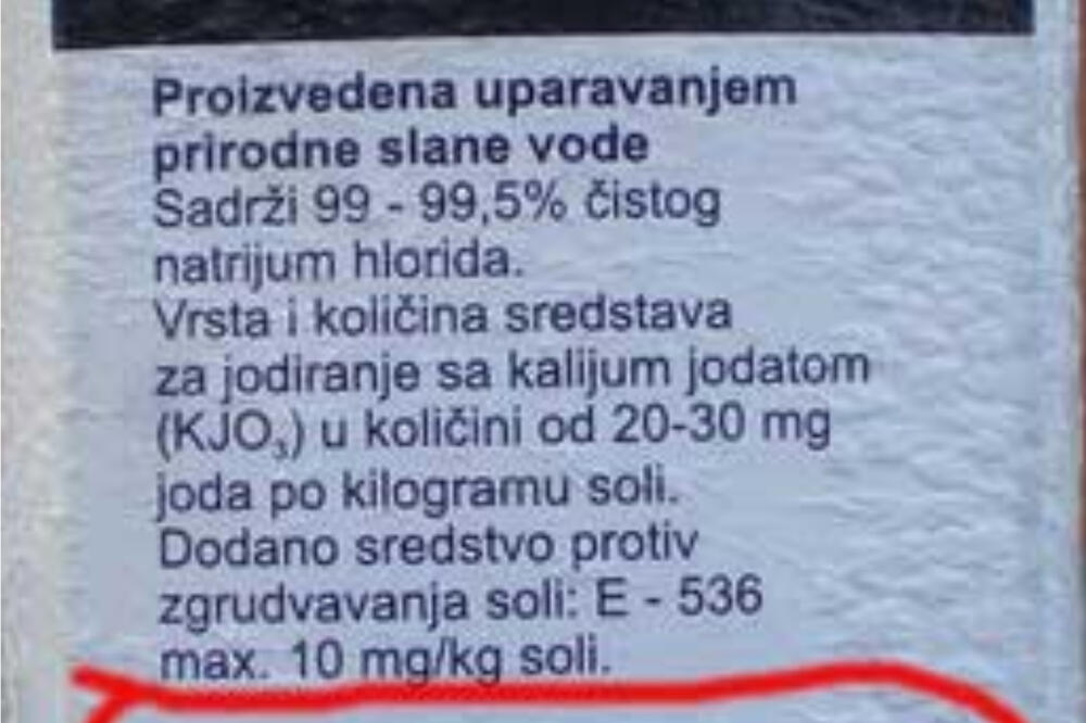 ROK UPOTREBE NA PAKOVANJU SOLI ZBUNIO GRAĐANE: Kako je ovo moguće? (FOTO)