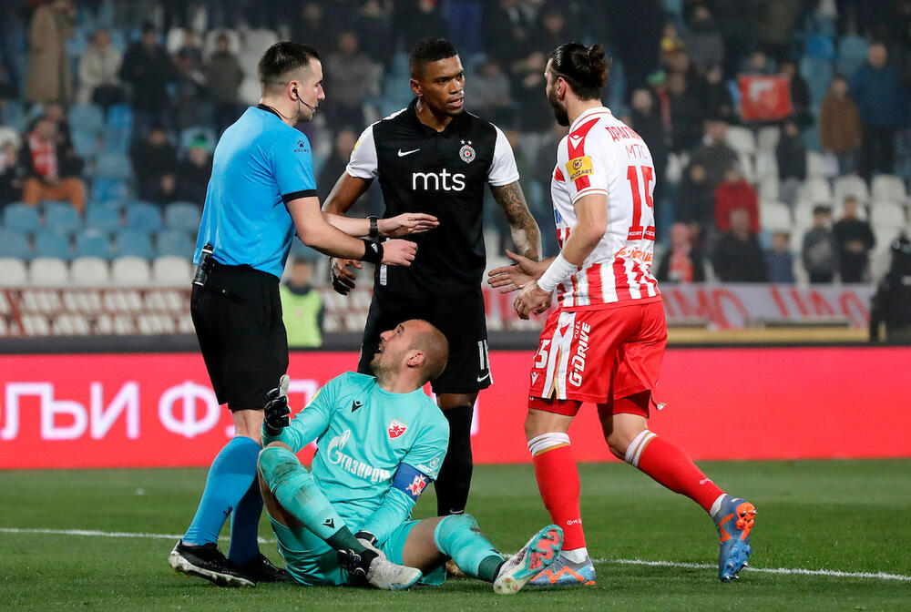 Aleksandar Živković na večitom derbiju