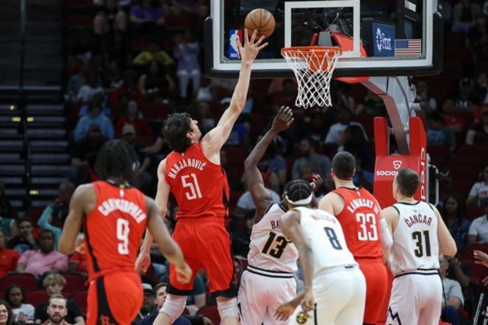 BOGDANOVIĆ DVOCIFREN U PORAZU ATLANTE, MARJANOVIĆU DERBI TEKSASA: Harden i Embid prekinuli niz Baksa! (VIDEO)