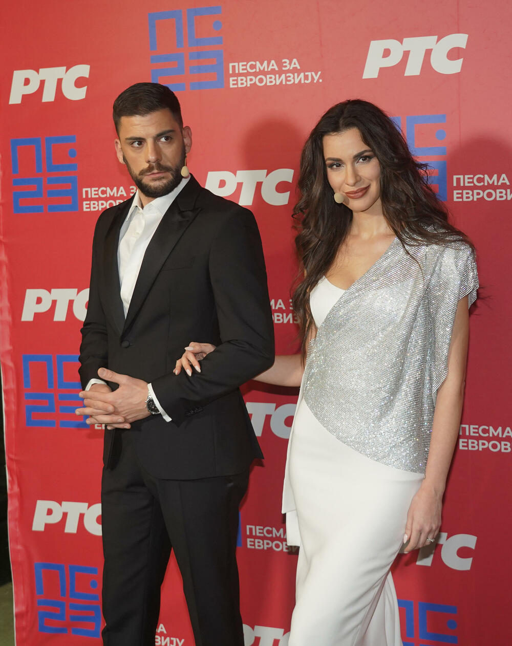 Dragana Kosjerina i Milan Marić na pesmi za Evroviziju