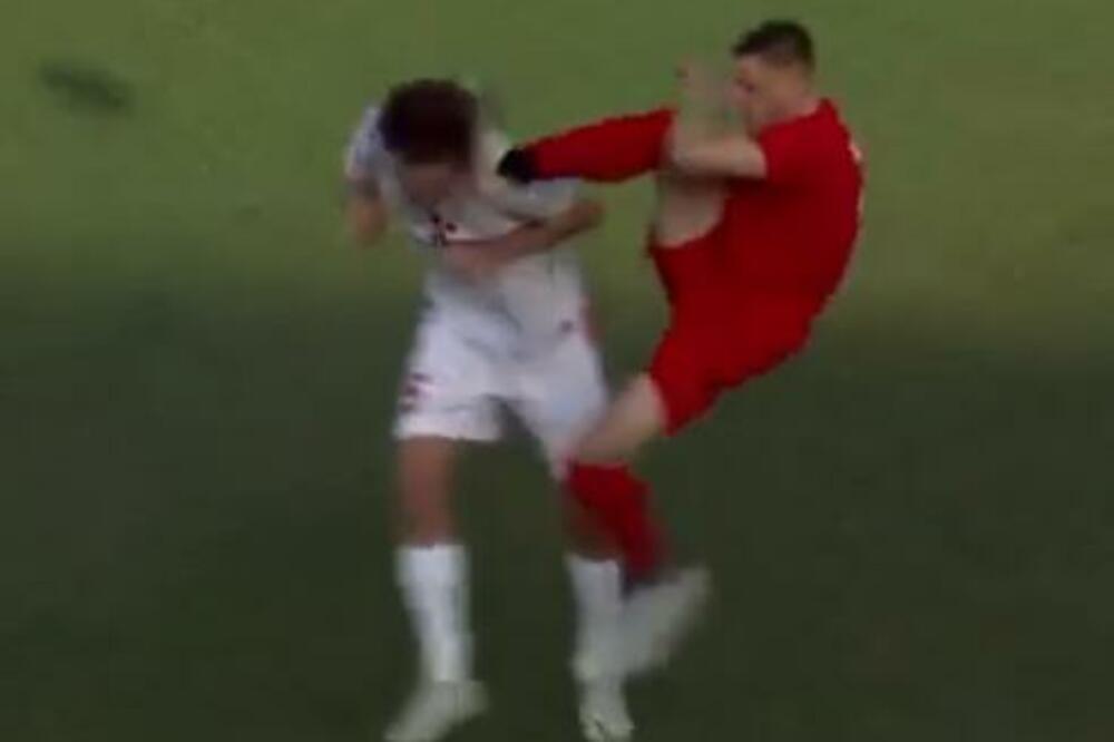 ISKLJUČEN POSLE 5 SEKUNDI, NJEGOV TIM POBEDIO 2:0! Ludačkim startom mogao da "otkine" glavu rivalu (VIDEO)