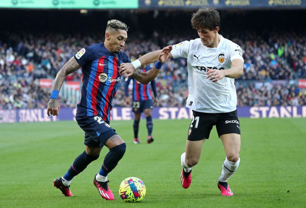 Rafinja na meču protiv Valensije prošle sezone