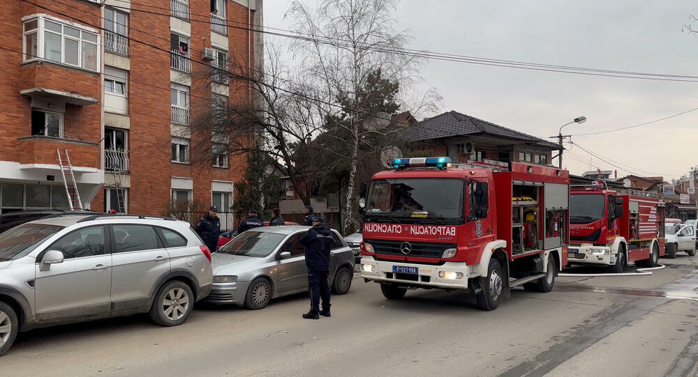 Mesto nesreće u Novom Pazaru
